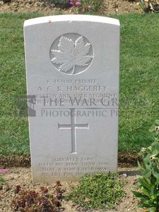 ANCONA WAR CEMETERY - HAGGERTY, ALLISTER C. K.