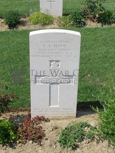 ANCONA WAR CEMETERY - HAND, EDWARD ARTHUR