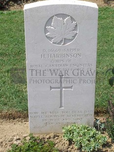 ANCONA WAR CEMETERY - HARBINSON, HENRY