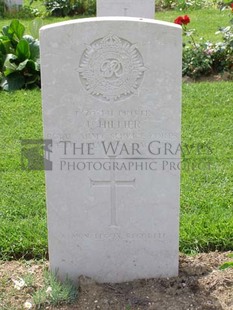 ANCONA WAR CEMETERY - HILLIER, JOSEPH