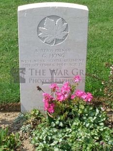 ANCONA WAR CEMETERY - HONG, GEORGE