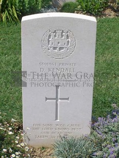 ANCONA WAR CEMETERY - KENDALL, DENNIS