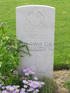 ANCONA WAR CEMETERY - KOKKOROZI, G J