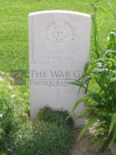 ANCONA WAR CEMETERY - KOKORO, M