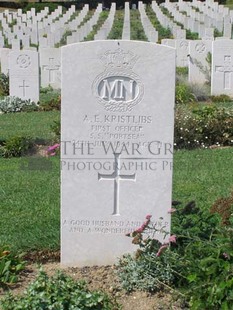 ANCONA WAR CEMETERY - KRISTLIBS, AUGUSTO EDWARDS