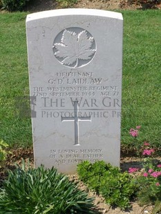 ANCONA WAR CEMETERY - LAIDLAW, GORDON DOUGLAS