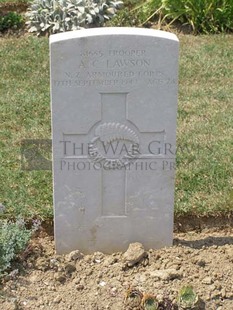 ANCONA WAR CEMETERY - LAWSON, ALBERT CARSON