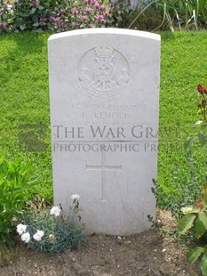 ANCONA WAR CEMETERY - LEHOLI, R