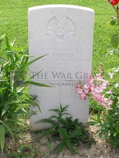 ANCONA WAR CEMETERY - LEPHOLE, M