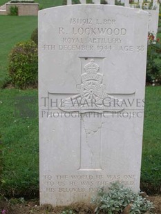 ANCONA WAR CEMETERY - LOCKWOOD, ROLAND