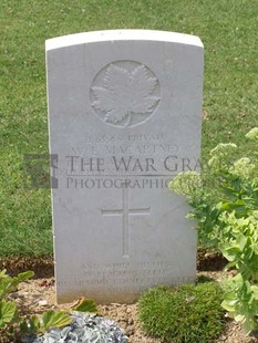 ANCONA WAR CEMETERY - MACARTNEY, WILLIAM LEIGHFIELD