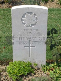 ANCONA WAR CEMETERY - MacPHEE, CHARLES A.