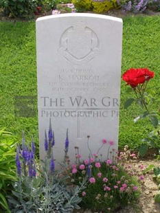 ANCONA WAR CEMETERY - MARKOU, K