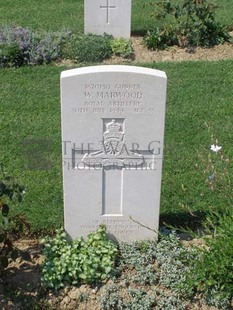 ANCONA WAR CEMETERY - MARWOOD, WALTER