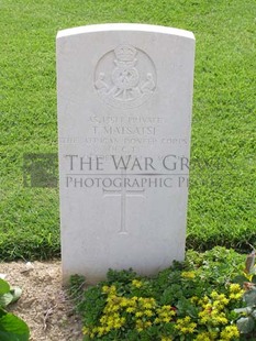 ANCONA WAR CEMETERY - MATSATSI, T