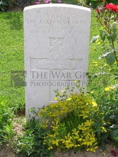 ANCONA WAR CEMETERY - MAUCHLINE, IAN HUDDLESTON ABNEY HASTINGS