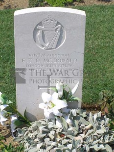 ANCONA WAR CEMETERY - McDONALD, EUGENE THOMAS OLIVER