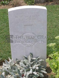 ANCONA WAR CEMETERY - McEWAN, WILLIAM WILSON