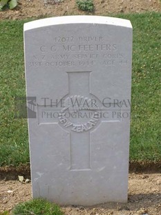 ANCONA WAR CEMETERY - McFEETERS, CHARLES GORDON