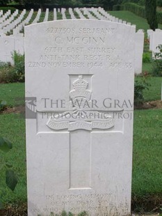 ANCONA WAR CEMETERY - McGINN, CHARLES