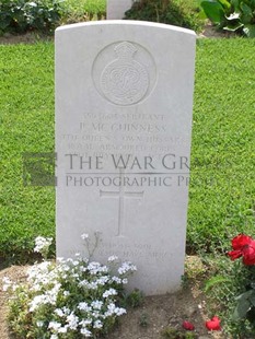 ANCONA WAR CEMETERY - McGUINNESS, PATRICK