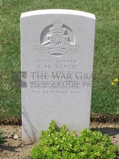 ANCONA WAR CEMETERY - McKENZIE, ARCHIBALD