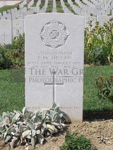 ANCONA WAR CEMETERY - McMILLAN, MELVIN WEIR