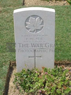 ANCONA WAR CEMETERY - McNEIL, P