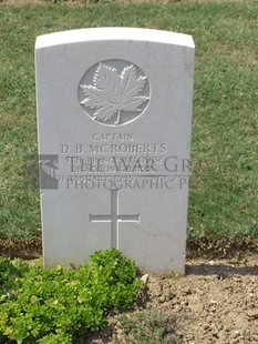 ANCONA WAR CEMETERY - McROBERTS, DOUGLAS BRENTON