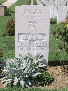 ANCONA WAR CEMETERY - MELLING, WILFRED JOSEPH