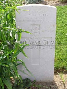 ANCONA WAR CEMETERY - MONTEITH, JOHN