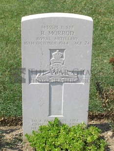 ANCONA WAR CEMETERY - MORROD, RONALD