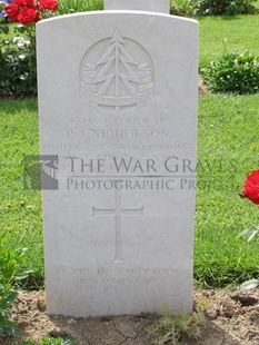 ANCONA WAR CEMETERY - NICHOLSON, PATRICK JAMES