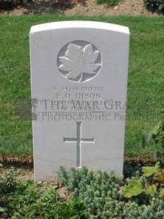 ANCONA WAR CEMETERY - OLSON, ELMER OLIVER