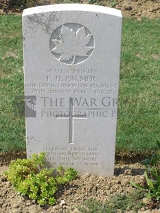 ANCONA WAR CEMETERY - PALMER, FREDERICK H.