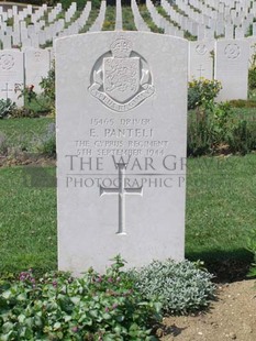 ANCONA WAR CEMETERY - PANTELI, E