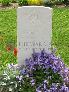 ANCONA WAR CEMETERY - PRETORIUS, H S