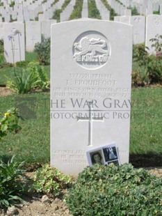 ANCONA WAR CEMETERY - PROUDFOOT, THOMAS