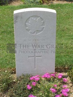 ANCONA WAR CEMETERY - RITCHIE, HAGAR MORISON