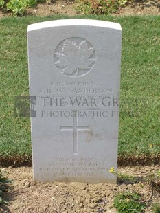 ANCONA WAR CEMETERY - SANDERSON, ALEXANDER RYCKMAN WAZ