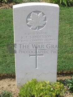 ANCONA WAR CEMETERY - SANDERSON, KENNETH EARL