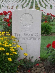 ANCONA WAR CEMETERY - SETTEE, ALEXANDER