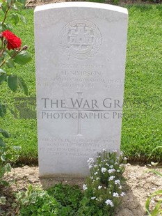 ANCONA WAR CEMETERY - SIMPSON, HARRY