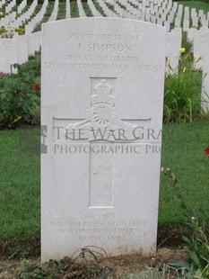 ANCONA WAR CEMETERY - SIMPSON, JAMES