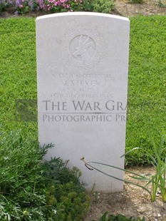 ANCONA WAR CEMETERY - STEVEN, J