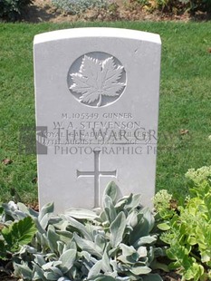 ANCONA WAR CEMETERY - STEVENSON, WILLIAM ANDREW