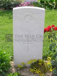 ANCONA WAR CEMETERY - TAYLOR, B