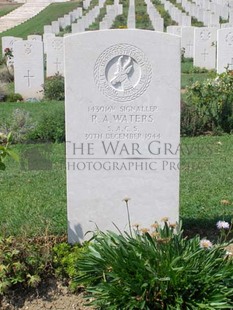 ANCONA WAR CEMETERY - WATERS, R A