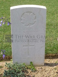 ANCONA WAR CEMETERY - WATSON, WILLIAM A.