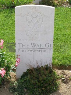 ANCONA WAR CEMETERY - WEBB, RONALD DOUGLAS